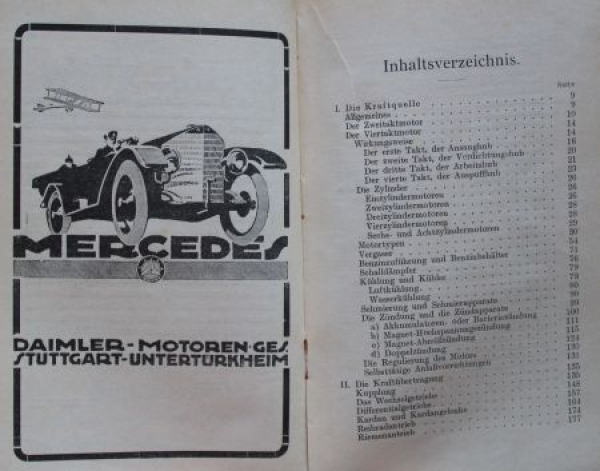 Martini "Das moderne Automobil" Vehicletechnic 1917 (5783)